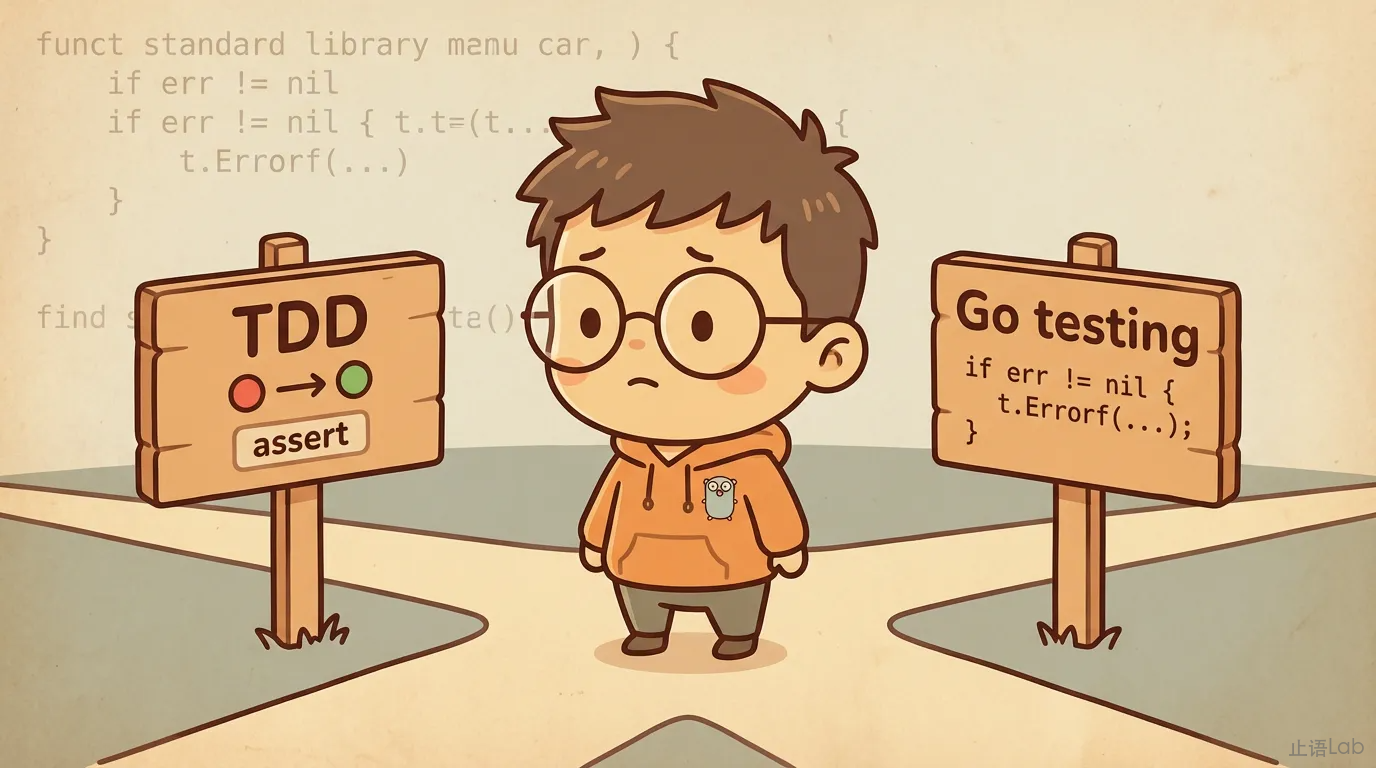 分叉路口：TDD vs Go testing