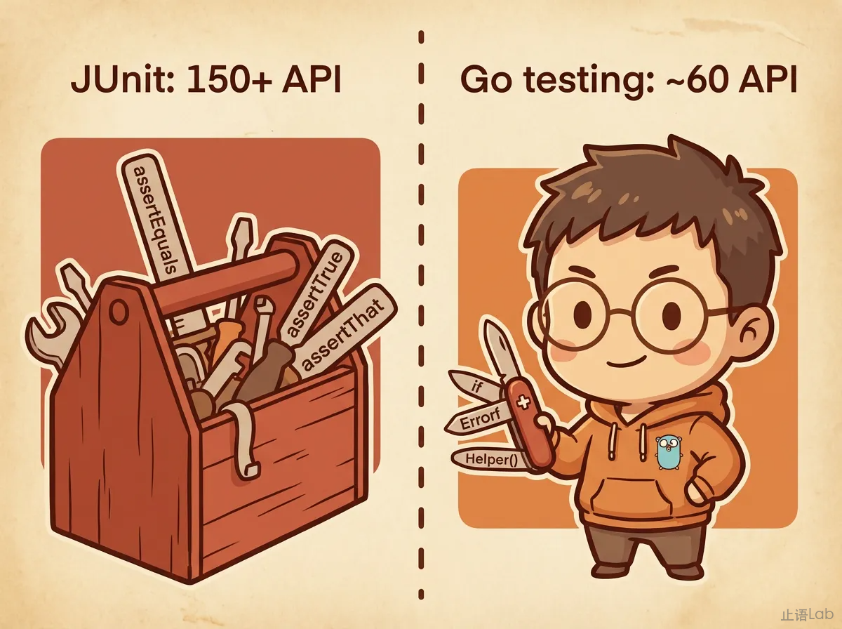 工具箱对比：JUnit vs Go testing
